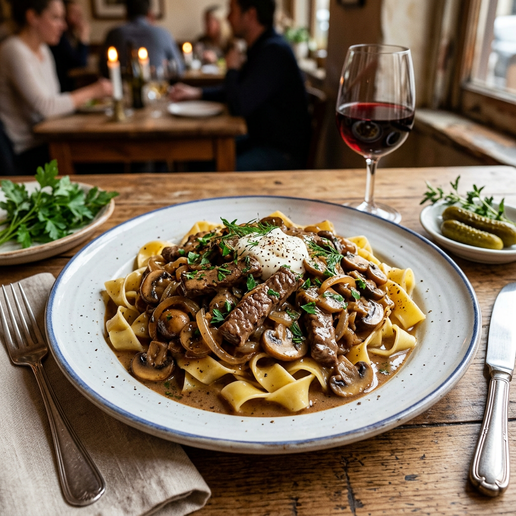 Boeuf Strogonoff
